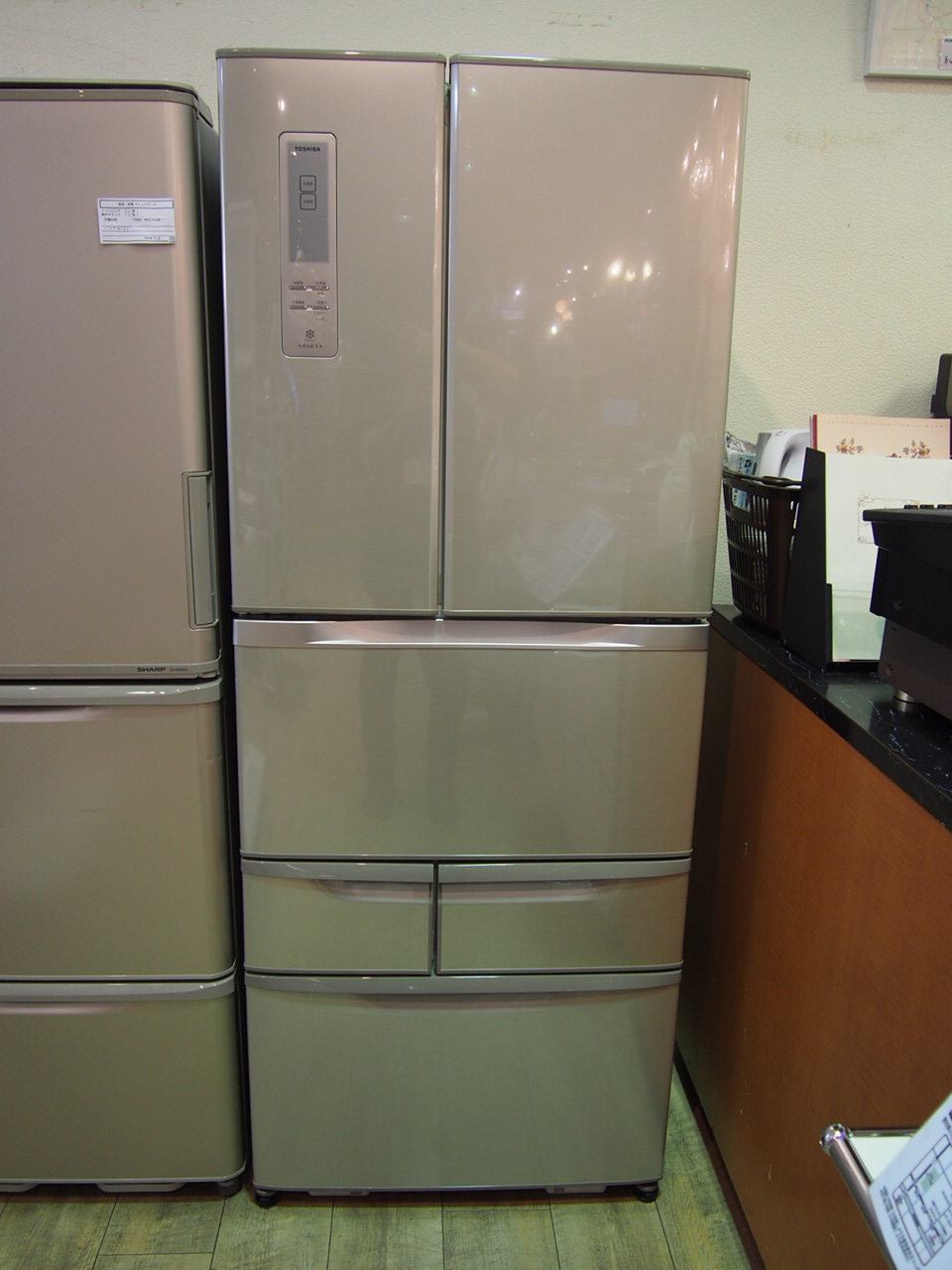 TOSHIBA 東芝 471L冷凍冷蔵庫 6ドア 2012年製 VEGETA(ベジータ) GR